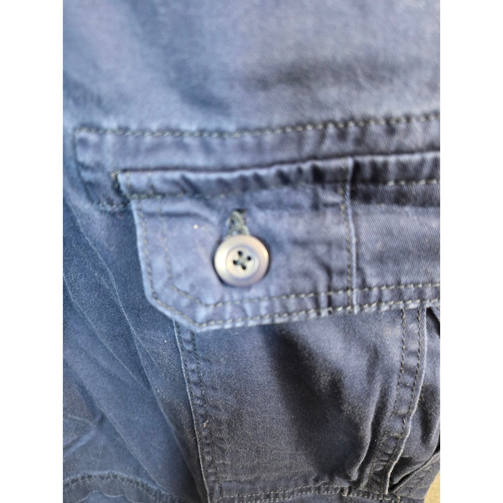 St John's Bay Cargo Shorts Big Mens Plus Size 44 Blue‎ Comfort Stretch Waist - Picture 7 of 16